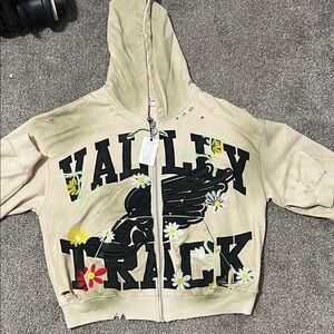 Valley Track Kids Hoodie - Tan